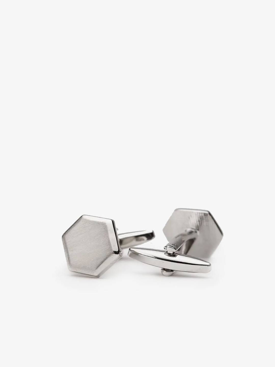 Silver Cufflinks Octagon
