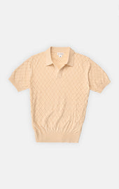 Diamond Knit Polo Final Sale