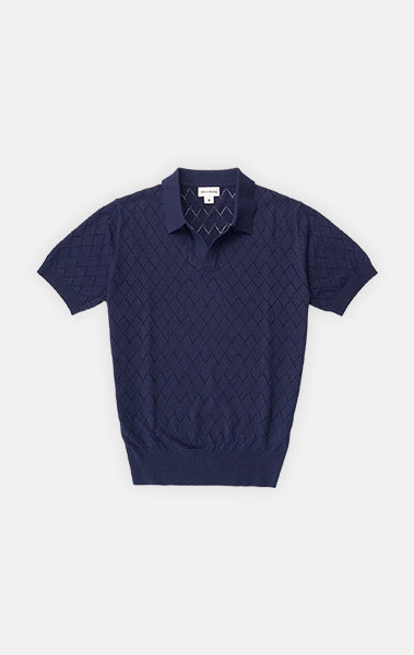 Diamond Knit Polo Final Sale