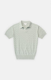 Ice Diamond Knit Polo Final Sale