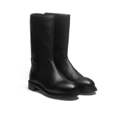 Fireman boot [Men Water repellent black calfskin]