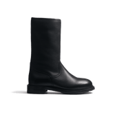 Fireman boot [Men Water repellent black calfskin]