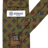 Madder Silk Tie Hand Rolled