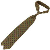 Madder Silk Tie Hand Rolled