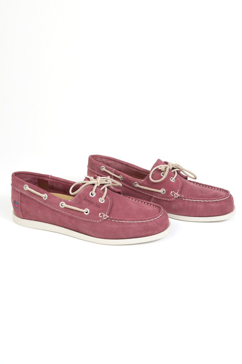 Chaussures bateau Fouesnant - cuir recyclé