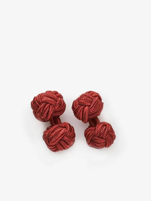 Burgundy Silk Knots