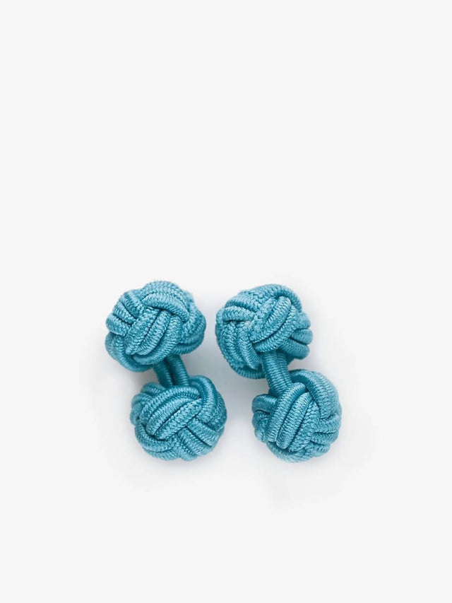 Turquoise Silk Knots