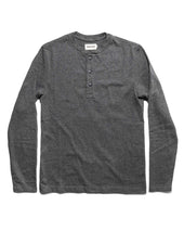 The Heavy Bag Henley In Heather Grey