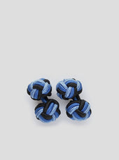 Dark Blue Silk Knots Mix