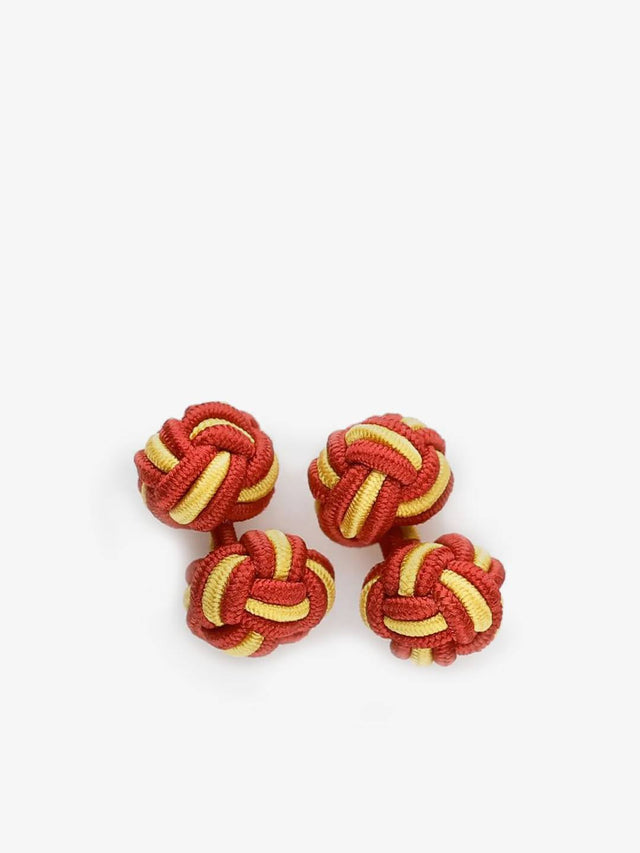 Red & Yellow Silk Knots Mix