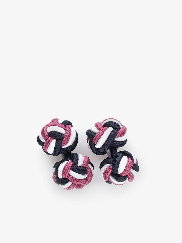 Pink & White Silk Knots Mix
