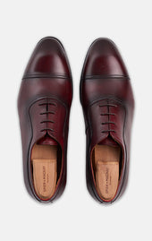 Wine - Balmoral Cap Toe