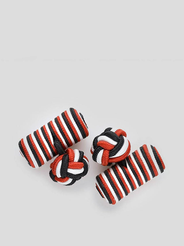 Red Silk Knots Cylinder
