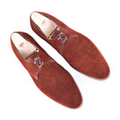 Two Eyelet Derby With Plain Tip