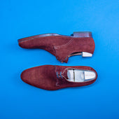 Two Eyelet Derby With Plain Tip