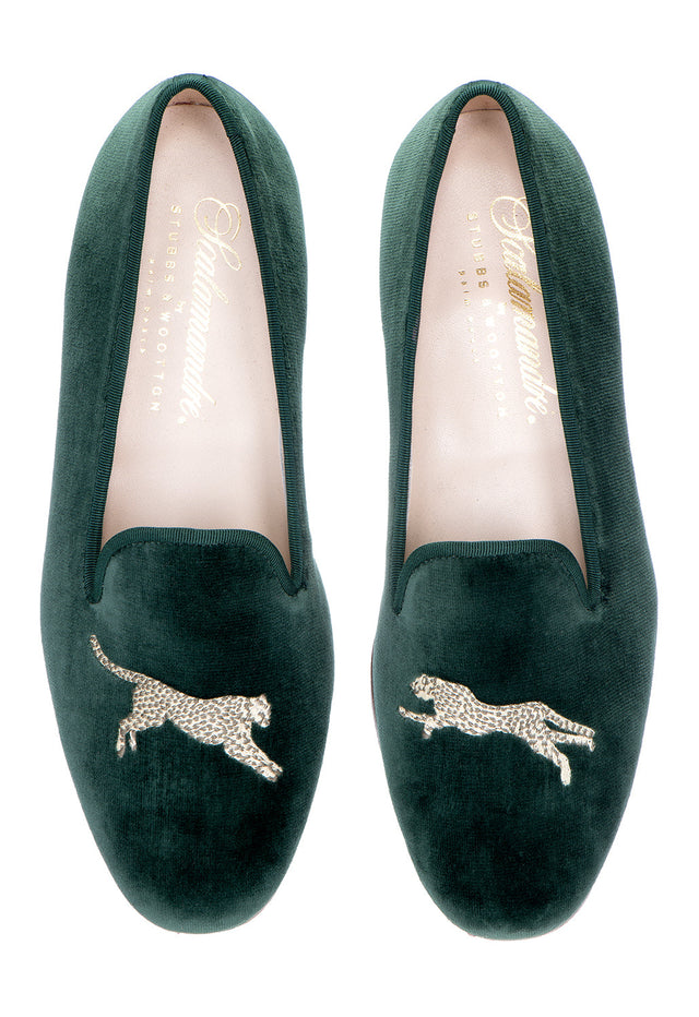 Cheetah Evergreen Velvet Slipper (Men)