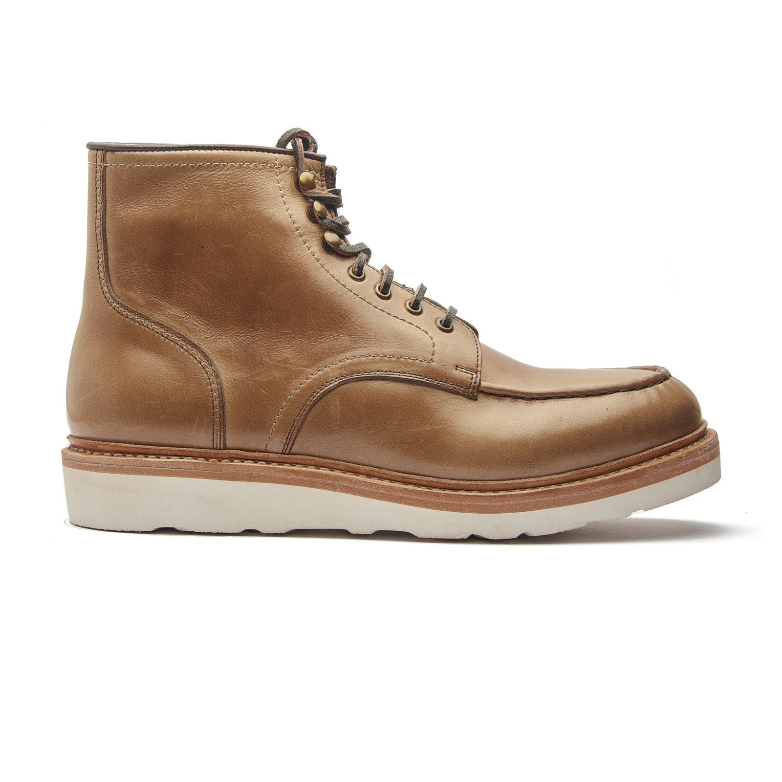 Dallas Moctoe Boot Natural Chromexcel Hand Welted Boots 2 0