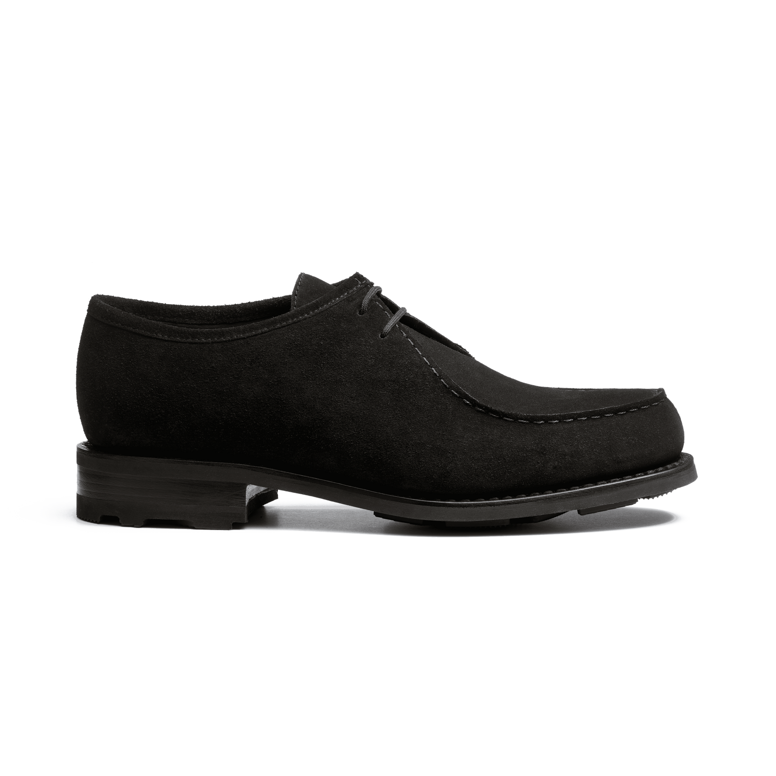 Cabourg Derby[Men Black suede calfskin]
