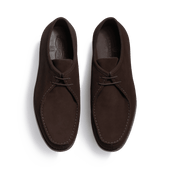 Cabourg Derby[Men Brown suede calfskin]