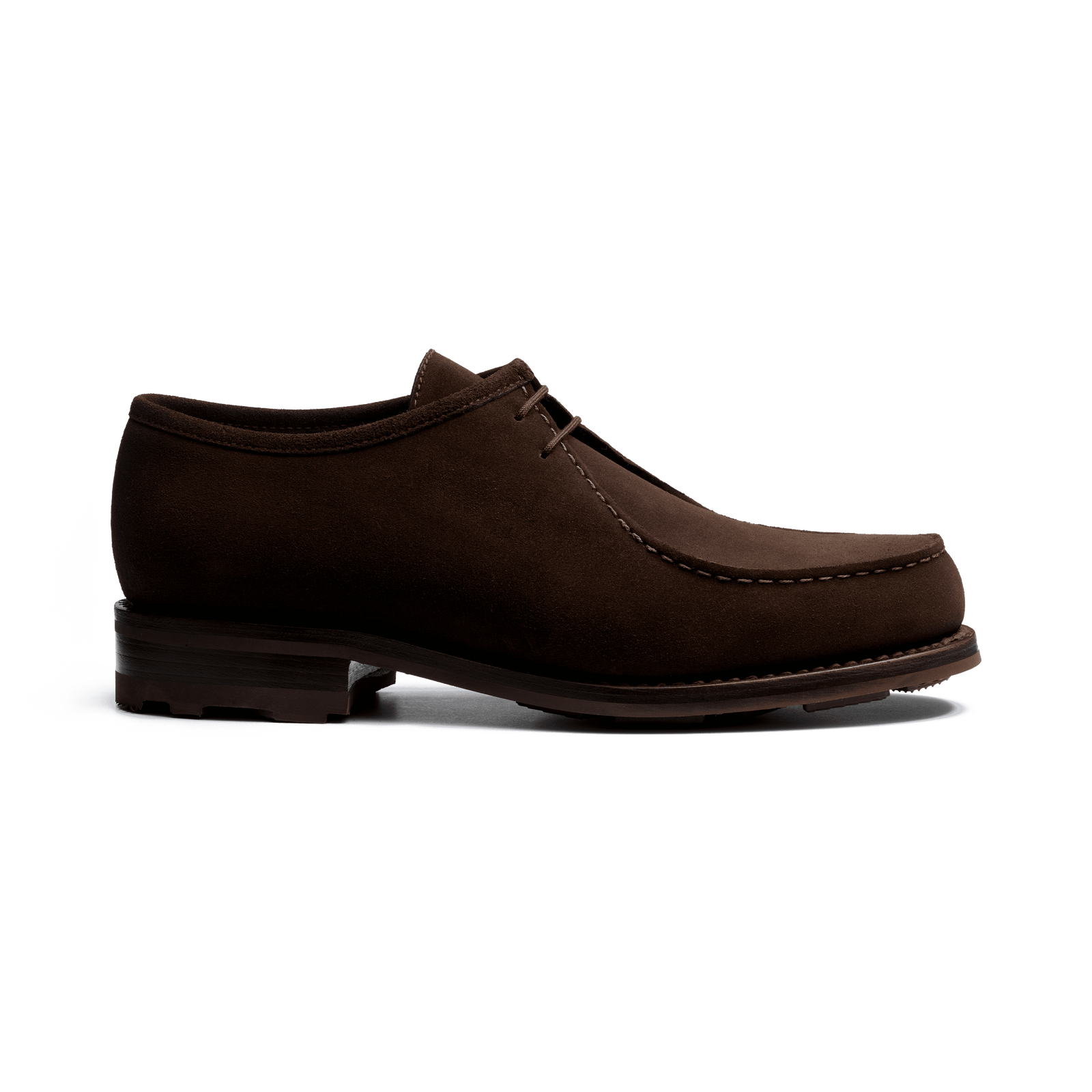 Cabourg Derby[Men Brown suede calfskin]