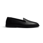 Slipper Wakey [Men Black supple calf leather]