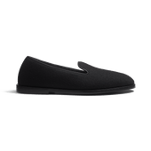 Slipper Wakey [Men Black felt textile]