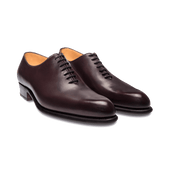 Flore One Cut Oxford Shoe[Men Burgundy leather with patina finish]