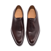 Flore One Cut Oxford Shoe[Men Burgundy leather with patina finish]