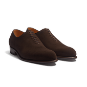 Flore Onecut Oxford [Brown Suede Calfskin]
