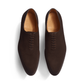 Flore Onecut Oxford [Brown Suede Calfskin]
