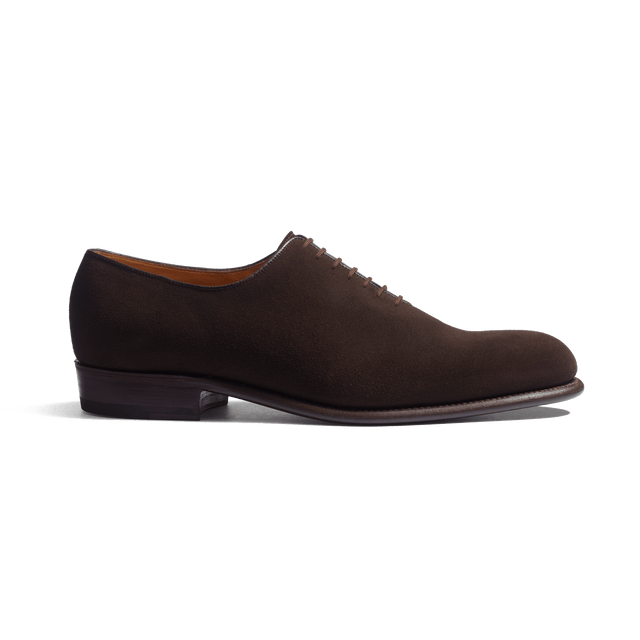 Flore Onecut Oxford [Brown Suede Calfskin]