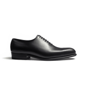 Flore One Cut Oxford Shoe [Men Dark grey shaded calfskin]