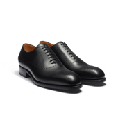 Perforated Savile Oxford [Men Black boxcalf]