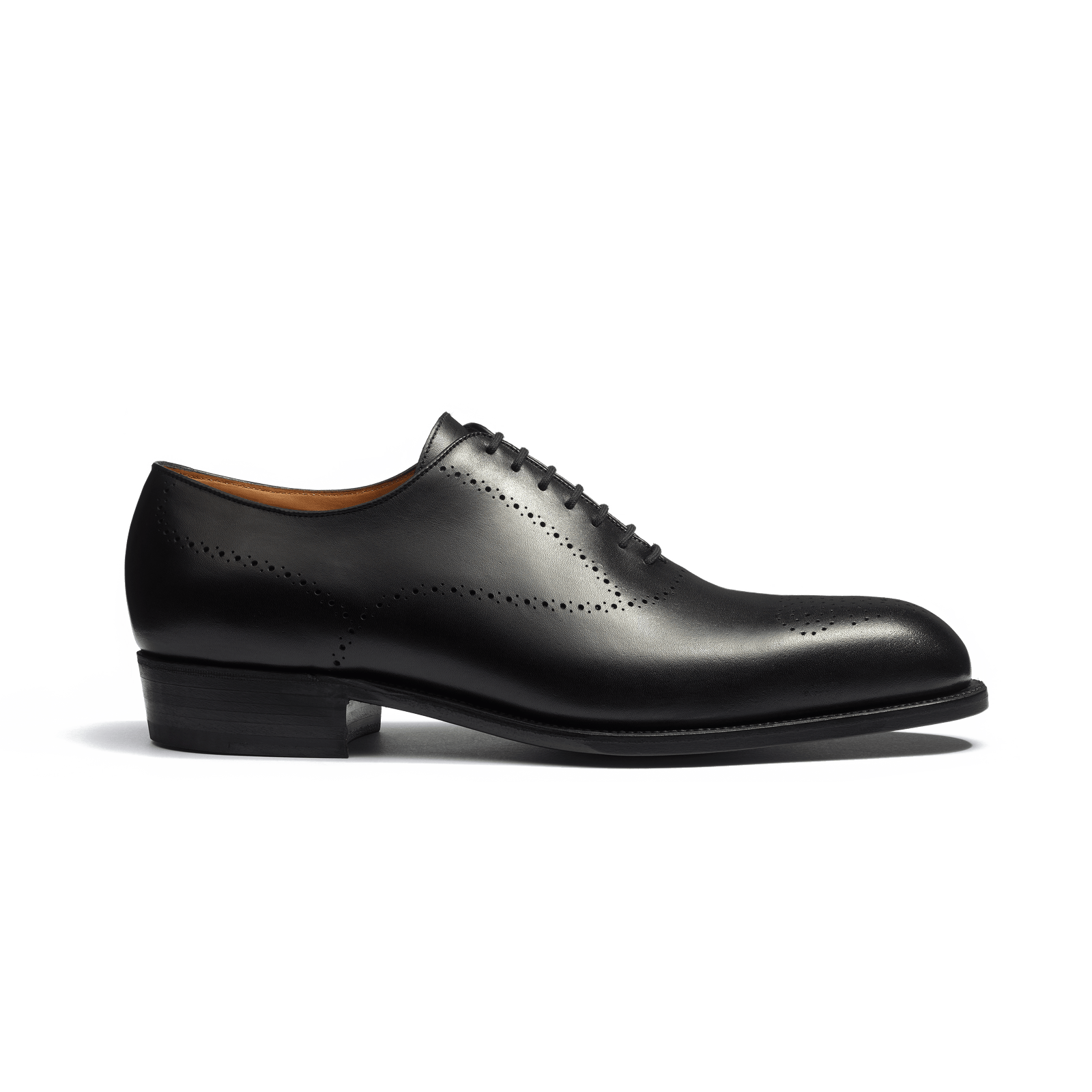 Perforated Savile Oxford [Men Black boxcalf]