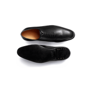 Perforated Savile Oxford [Men Black boxcalf]