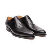 Graphic 7 Eyelets Oxford Shoe[Men Black boxcalf]