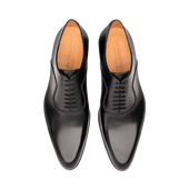 Graphic 7 Eyelets Oxford Shoe[Men Black boxcalf]