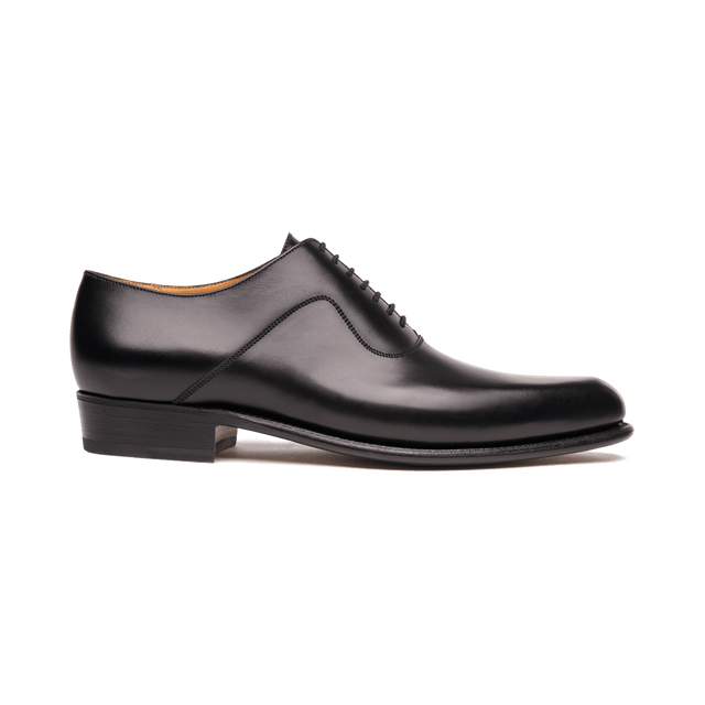 Graphic 7 Eyelets Oxford Shoe[Men Black boxcalf]