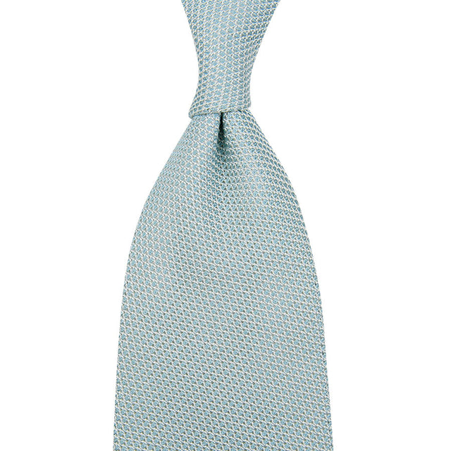 Grenadine / Garza Fina Silk Tie - Pale Blue - Self-Tipped