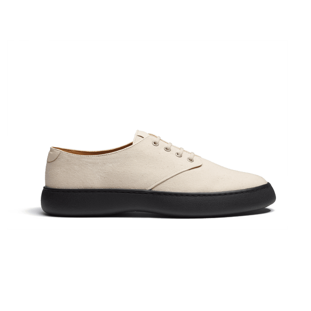 Tennis 1938 [Men Beige cotton canvas, black sole]