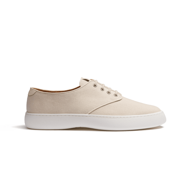 Tennis 1938 [Men Beige cotton canvas, white sole]