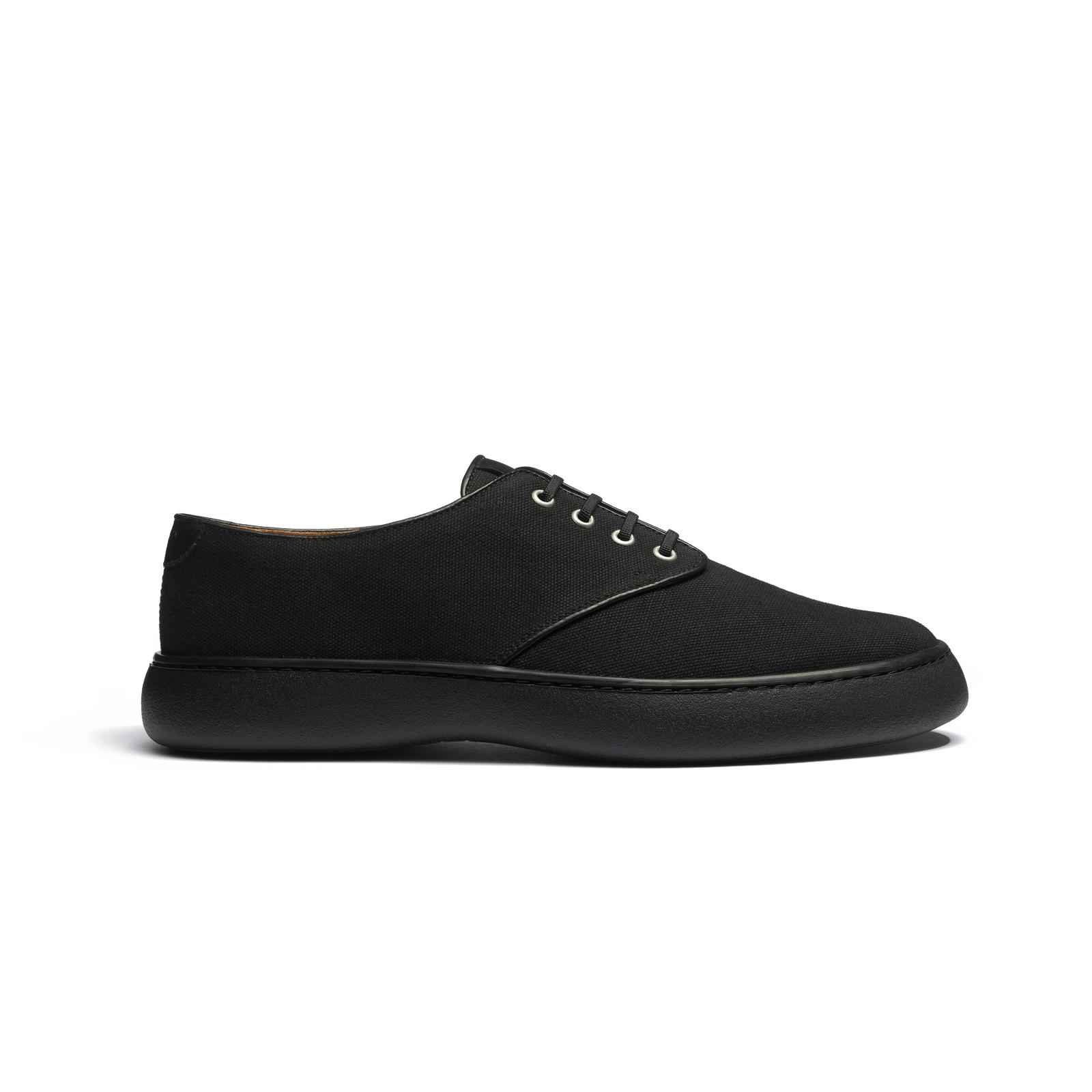 Tennis 1938 [Men Black cotton canvas, black sole]