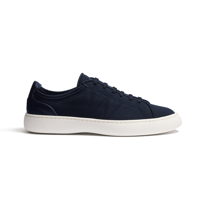 Tennis 1938 Knit [Navy blue knit canvas, details navy sport calfskin ]