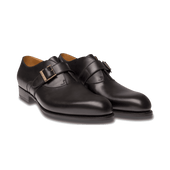 Eton Buckle Derby[Men Black boxcalf]