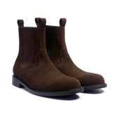 Clément Chelsea Boot[Men Brown suede calfskin]