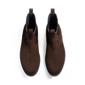 Clément Chelsea Boot[Men Brown suede calfskin]