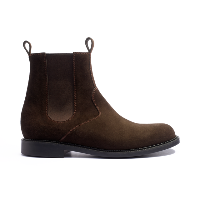 Clément Chelsea Boot[Men Brown suede calfskin]
