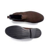 Clément Chelsea Boot[Men Brown suede calfskin]