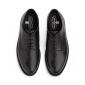 Miles Derby[Men Black soft calfskin]