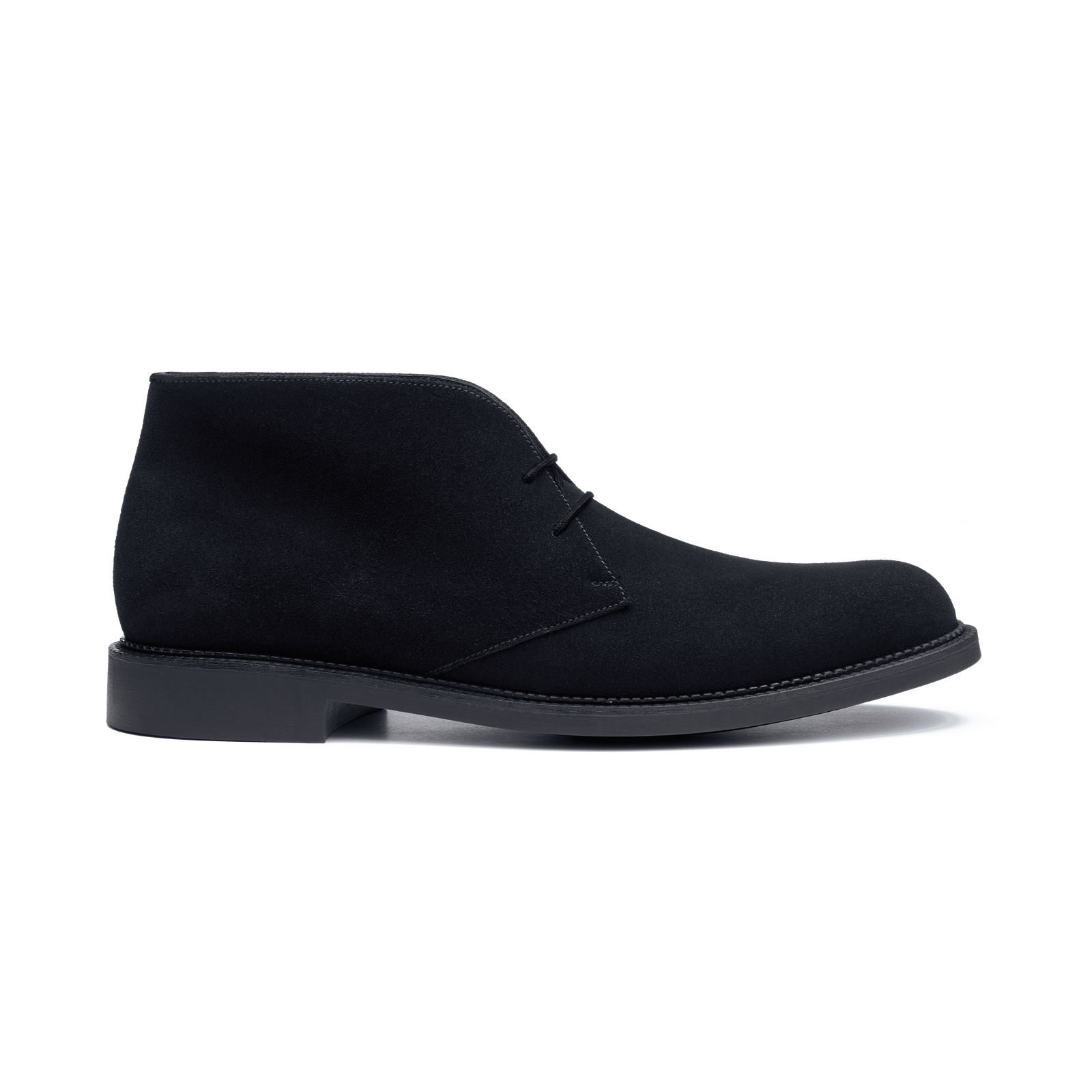 Miles Chukka Boot[Men Navy blue suede calfskin]